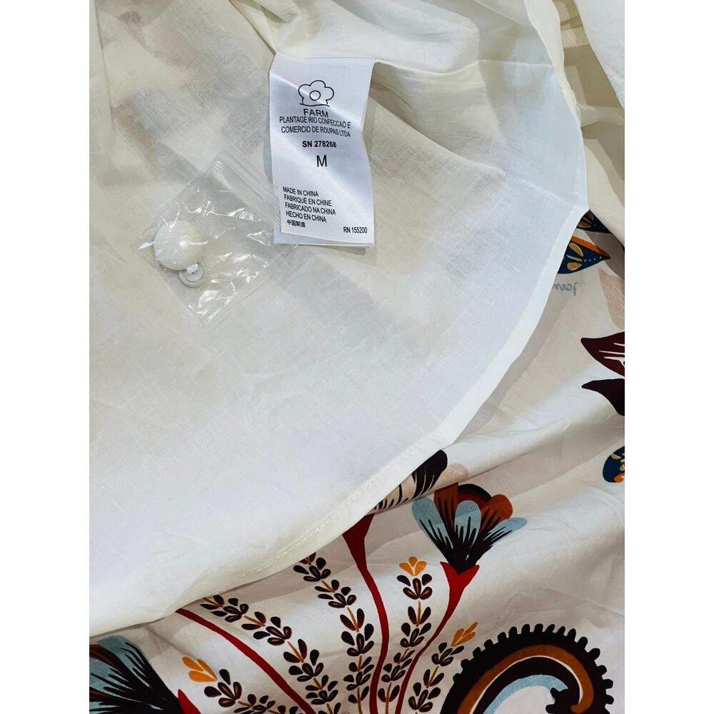 NWT❤️Farm Rio x Anthropologie V-Neck Maxi Dress szM - Picture 11 of 12